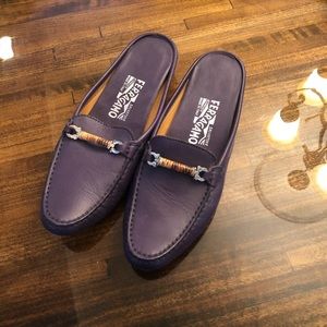 Salvatore Ferragamo loafers. Purple